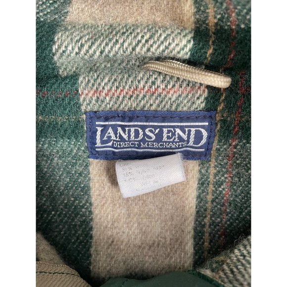 Vintage Lands End Jacket Mens Large Weatherproof Flannel Lined Winter Long Coat - Picture 8 of 12